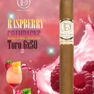 Introducing Raspberry Champagne, a sophisticated and exclusive cigar infused with the delicious flavor of raspberries and the luxurious essence of champagne. Experience the perfect combination of sweetness and sophistication with every puff.
