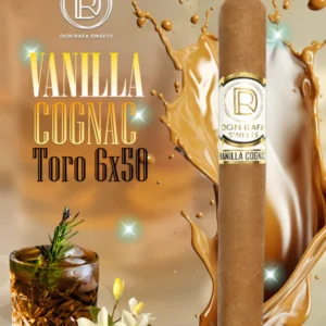 Vanilla Cognac is a uniquely flavored infused cigar, perfect for those looking for a sophisticated smoking experience. With a smooth blend of vanilla and cognac, this cigar is sure to please the palate of any cigar connoisseur.